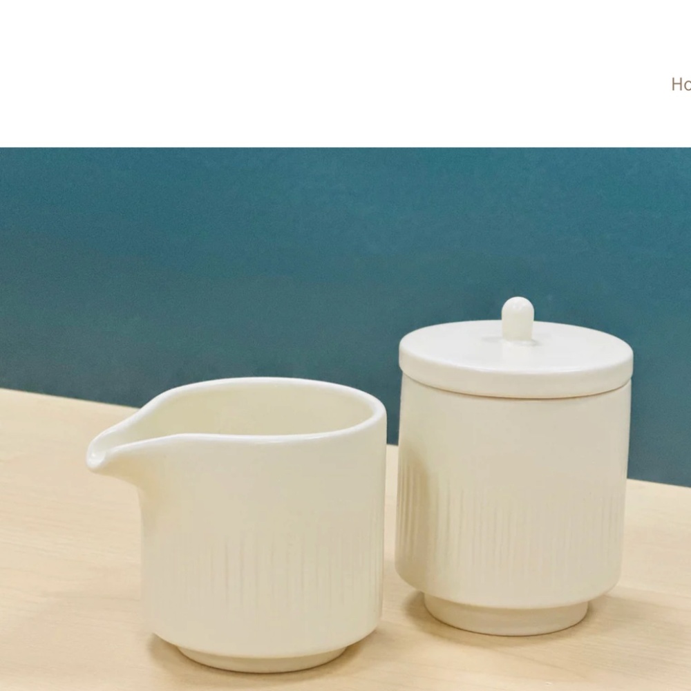 CREAMER & SUGAR SET by Citrine